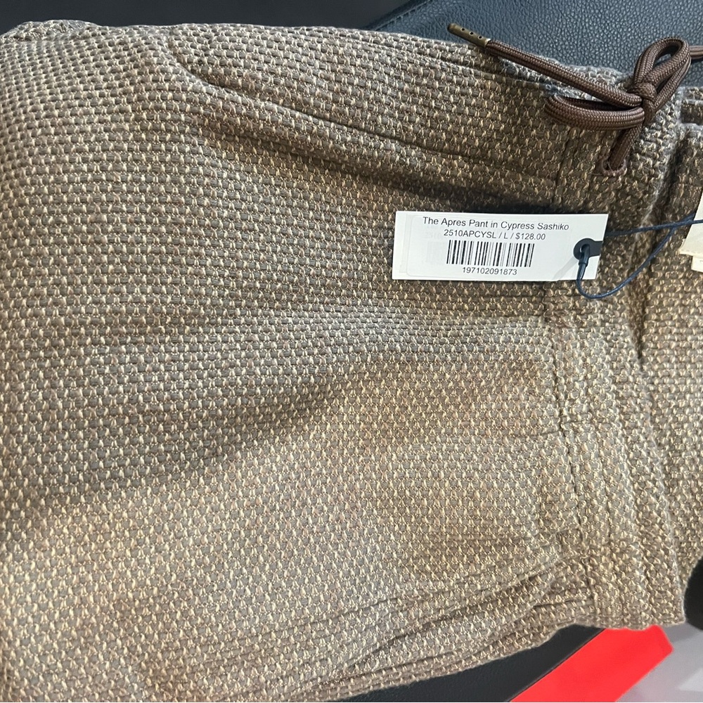Taylor Stitch Apres Jogger Pants Large NEW with Tags